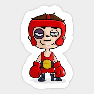 Boxing man Sticker